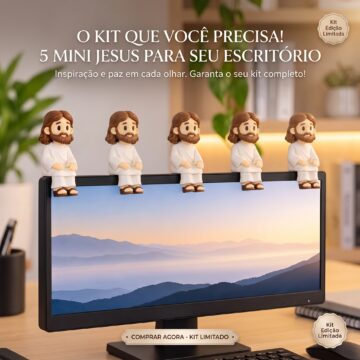 Kit 5 Mini Jesus de Monitor